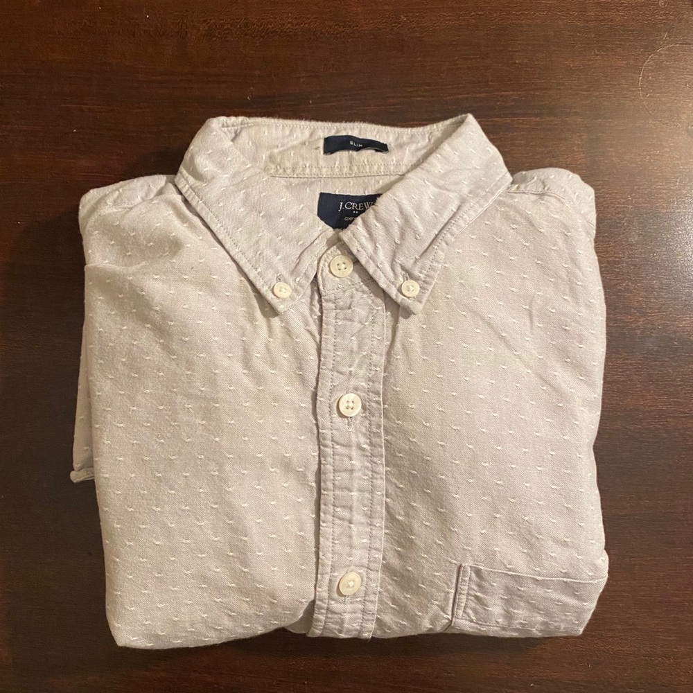 J. Crew Textured Button Down - image 6